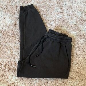 Lululemon Charcoal Gray Fleece Jogger Pants